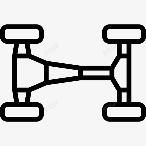四号车厢直线型图标svg_新图网 https://ixintu.com 四号车厢 直线型