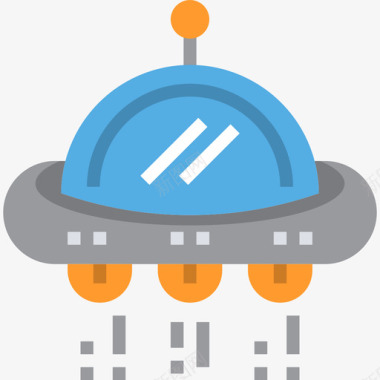 不明飞行物天文学7平面图标图标