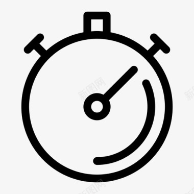 定时钟计时器圈计时器图标图标