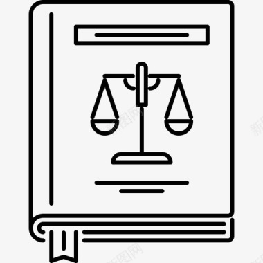 法律书法律5直线图标图标