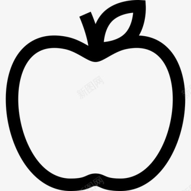 苹果美女18直线型图标图标