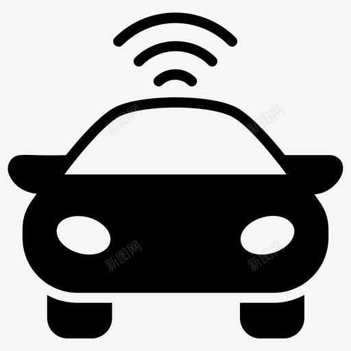wifi汽车汽车汽车导航图标svg_新图网 https://ixintu.com wifi汽车 导航技术 汽车 汽车导航 汽车服务字形图标 汽车跟踪