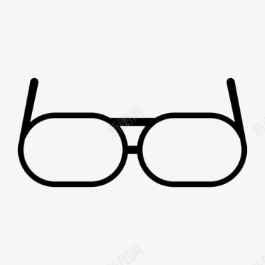 眼镜光学视觉图标图标