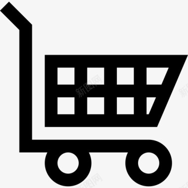 购物车电子商务20线性图标图标