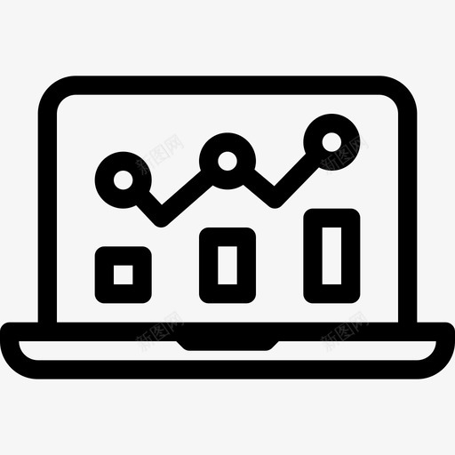 分析搜索引擎优化50线性图标svg_新图网 https://ixintu.com 分析 搜索引擎优化50 线性