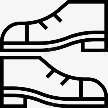 鞋购物85直线型图标图标