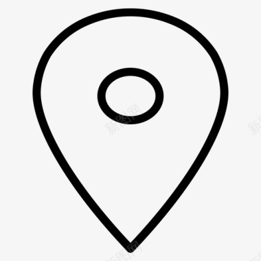 导航地图地址gps图标图标