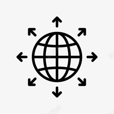 全球网络世界图标图标