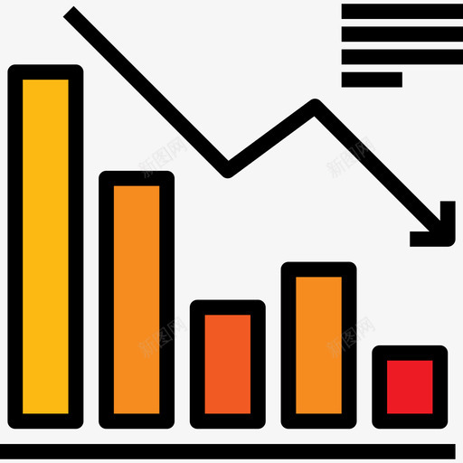 图表商业图表和图表2线颜色图标svg_新图网 https://ixintu.com 商业图表和图表2 图表 线颜色