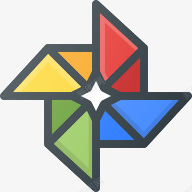 谷歌应用程序windows2线性颜色图标图标