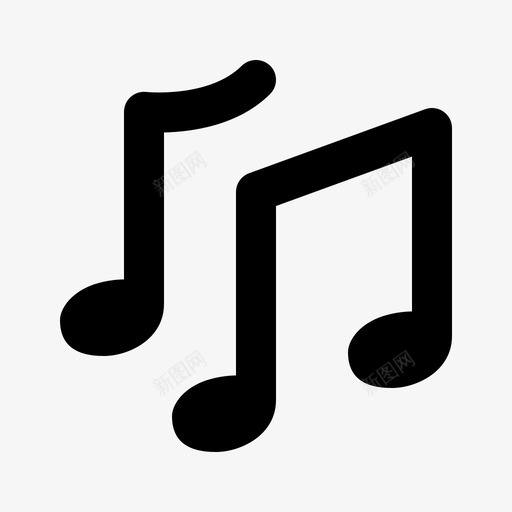 音乐乐趣音符图标svg_新图网 https://ixintu.com 乐趣 唱歌 教育学校v2 歌曲 音乐 音符