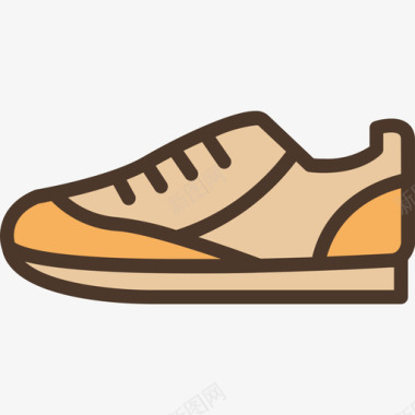 鞋衣服51线性颜色图标图标