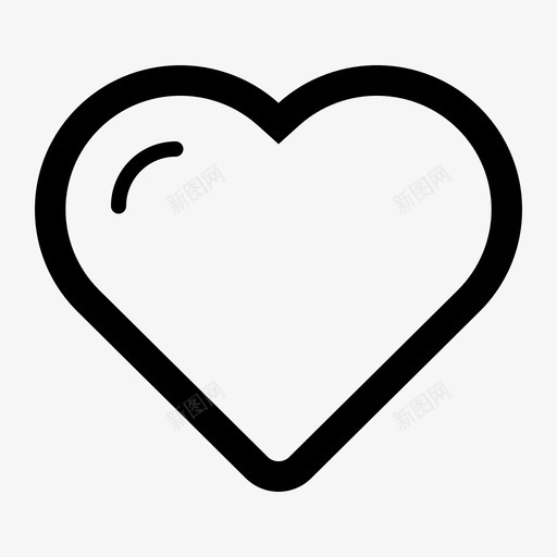heart-收藏-1svg_新图网 https://ixintu.com heart-收藏-1 线性