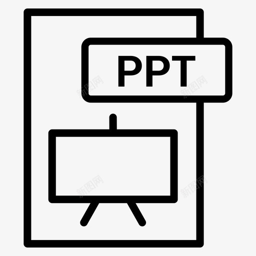 powerpoint文件文件类型图标svg_新图网 https://ixintu.com powerpoint ppt 文件 文件类型 演示文稿