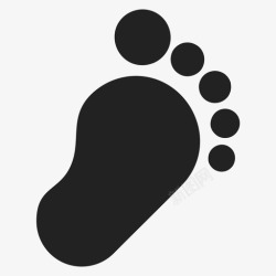 脚步慢慢行脚步行图标高清图片