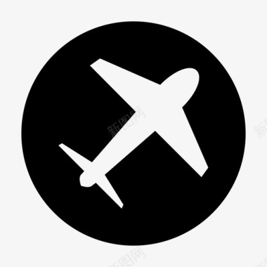 旅行机场航班图标图标