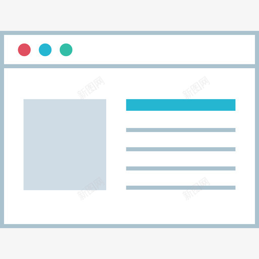 浏览器网页29平面图标svg_新图网 https://ixintu.com 平面 浏览器 网页设计29