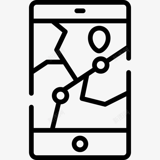 Gps冒险14线性图标svg_新图网 https://ixintu.com Gps 冒险14 线性