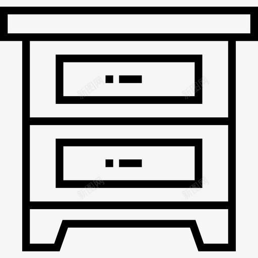 餐具柜家用家具2线性图标svg_新图网 https://ixintu.com 家用家具2 线性 餐具柜