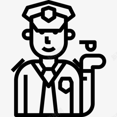 警察职业化身6直系图标图标