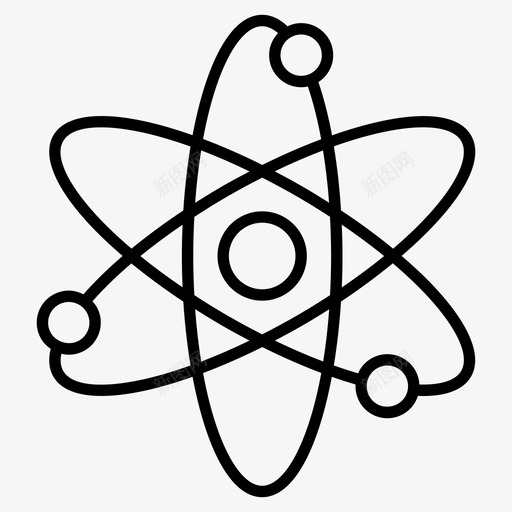 原子化学分子图标svg_新图网 https://ixintu.com 分子 化学 医疗器械2 原子 物理 科学