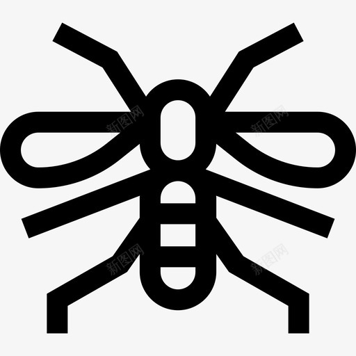 黄蜂昆虫4线状图标svg_新图网 https://ixintu.com 昆虫4 线状 黄蜂
