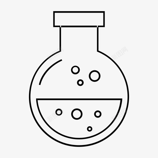 化学品烧杯气泡图标svg_新图网 https://ixintu.com 化学 化学品 单线杂项 气泡 烧杯 科学