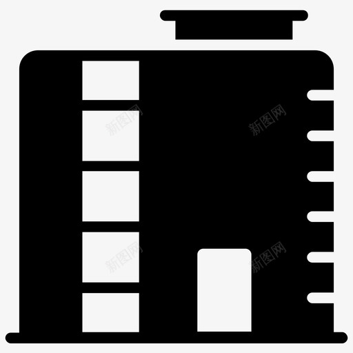 储罐化学品储罐液体容器图标svg_新图网 https://ixintu.com 储水罐 储罐 化学品储罐 工业过程字形图标 液体容器 炼油厂