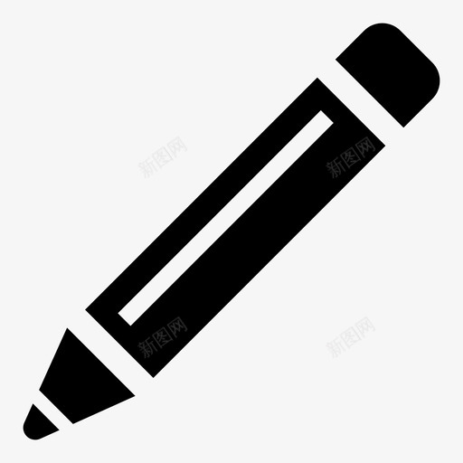 铅笔绘图文具图标svg_新图网 https://ixintu.com 书写 学习分类液晶打印机漏斗回收 文具 游戏 绘图 铅笔