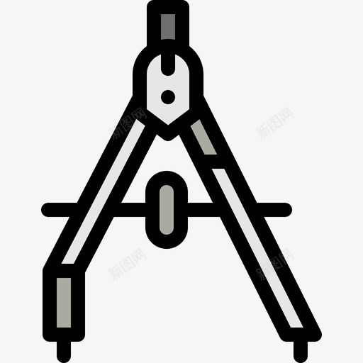 指南针学习22线颜色图标svg_新图网 https://ixintu.com 学习22 指南针 线颜色