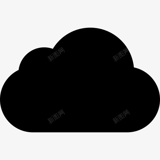 Icloud云存储徽标2填充图标svg_新图网 https://ixintu.com Icloud 云存储徽标2 填充