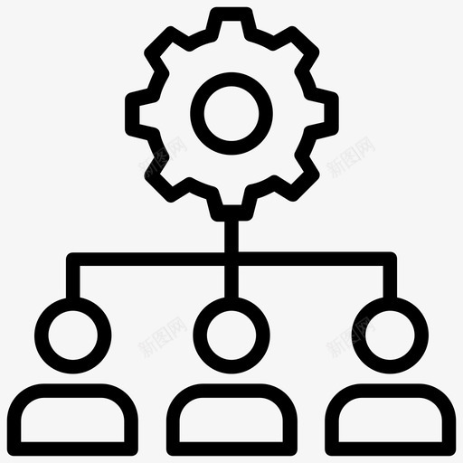 项目管理业务管理业务规划图标svg_新图网 https://ixintu.com 业务流程 业务管理 业务规划 产品管理线图标 程序管理 项目管理