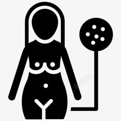 子宫癌妇科检查宫颈癌妇科图标高清图片
