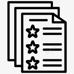 评审管理评审文件评审概念项目管理线向量图标高清图片