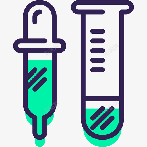 试管商业148绿影图标svg_新图网 https://ixintu.com 商业148 绿影 试管