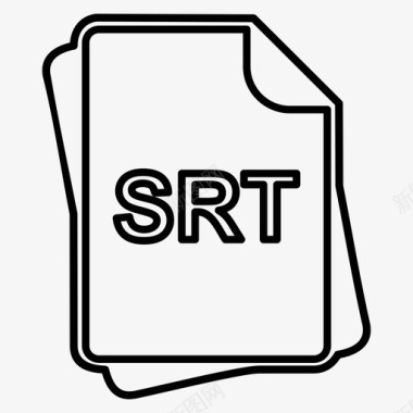 srt文件srt格式图标图标