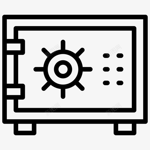 银行储物柜银行存款银行保险箱图标svg_新图网 https://ixintu.com 保险箱 度假线路图标 银行保险库 银行保险箱 银行储物柜 银行存款