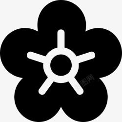 第三年花中国第三年填充图标高清图片