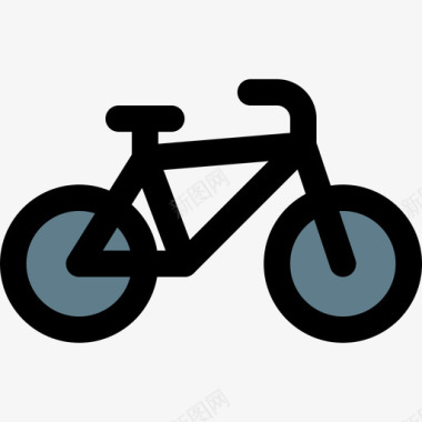自行车运输47线颜色图标图标
