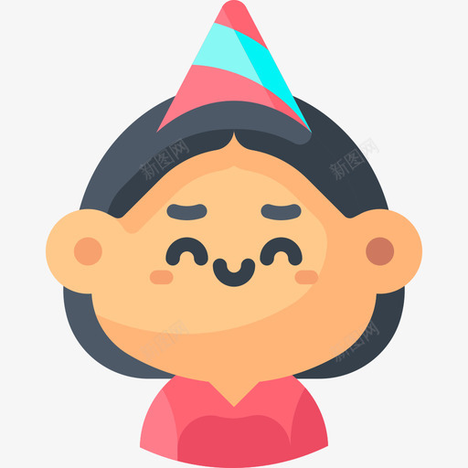 生日女孩54岁生日平房图标svg_新图网 https://ixintu.com 54岁生日 平房 生日女孩