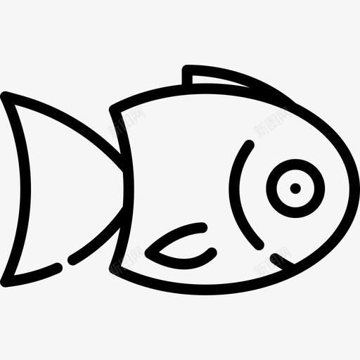 鱼类海洋生物6直系图标svg_新图网 https://ixintu.com 海洋生物6 直系 鱼类