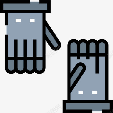 手套冬装2线纹颜色图标图标