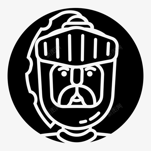 骑士盔甲头盔图标svg_新图网 https://ixintu.com 中世纪 头盔 战士 盔甲 骑士
