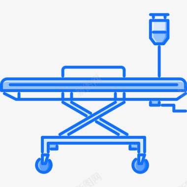 担架药品13蓝色图标图标