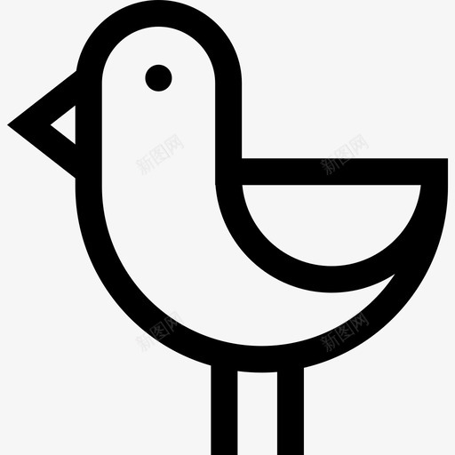鸟类自然40直系图标svg_新图网 https://ixintu.com 直系 自然40 鸟类