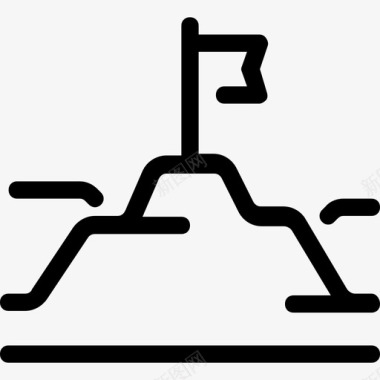 Mountainstartup18直线型图标图标