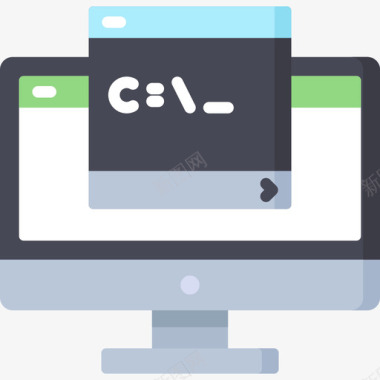 程序语言计算机功能2平面图标图标