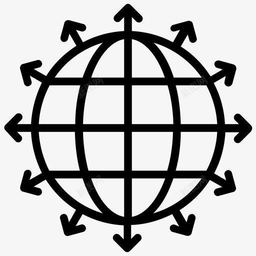 全球连接全球通信全球网络图标svg_新图网 https://ixintu.com 全球网络 全球连接 全球通信 国际网络 项目管理线向量图标
