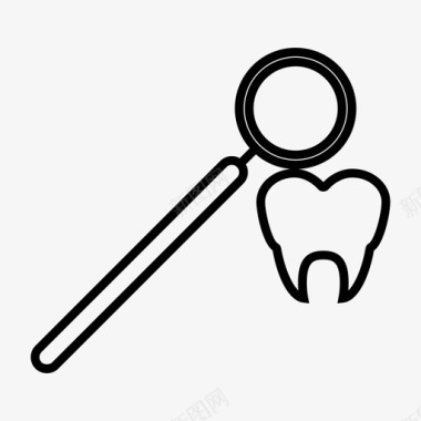牙科器械牙医工具图标图标