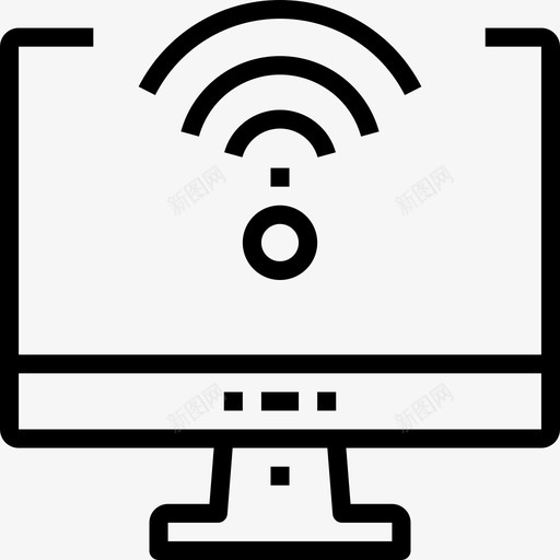 计算机物联网22线性图标svg_新图网 https://ixintu.com 物联网22 线性 计算机